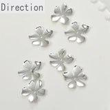 14k Retention Small Flower Petal Copper Bracelet Necklace Pendant Material