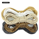 Sequins Round Cotton Rope Jewelry Making Supplies Bright Cord