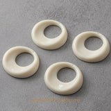 Retro Modern Resin Round Hollow Belt Ring DIY Earrings