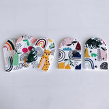 6PCS Cartoon Animal Acrylic Pendant Funny Necklace