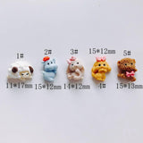 40PCS Mini Dancing Animal Sheep Pendant Keychain DIY Girl Gift