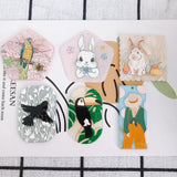 Cartoon Acrylic Pendant Geometric Star Bunny Woodpecker Earrings Necklace Charms