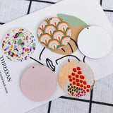 Abstract Graffiti Resin Earrings Exaggerated Pendant Party Accessories