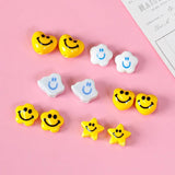 DIY Beaded Necklace Kit - Ceramic Beads, Stars, Smiley, Flowers
