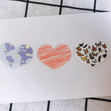 Butterfly Love Heart Pendant Acrylic Charm Necklace