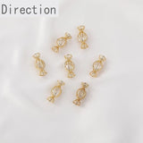 14K Zircon Candy Pendant DIY Earrings Necklace Bracelet Accessories