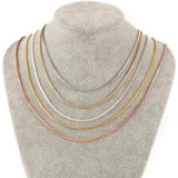 12pcs Metal Link Necklace Chains with Lobster Clasps for DIY Jewelry Making
