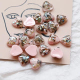Shell Pink Love Japan DIY Resin Earrings Patch Jewelry Materials