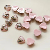 Shell Pink Love Japan DIY Resin Earrings Patch Jewelry Materials