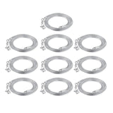 10 Pcs Snake Bone Chain Sliver Necklace Minimalist Jewelry Men Women