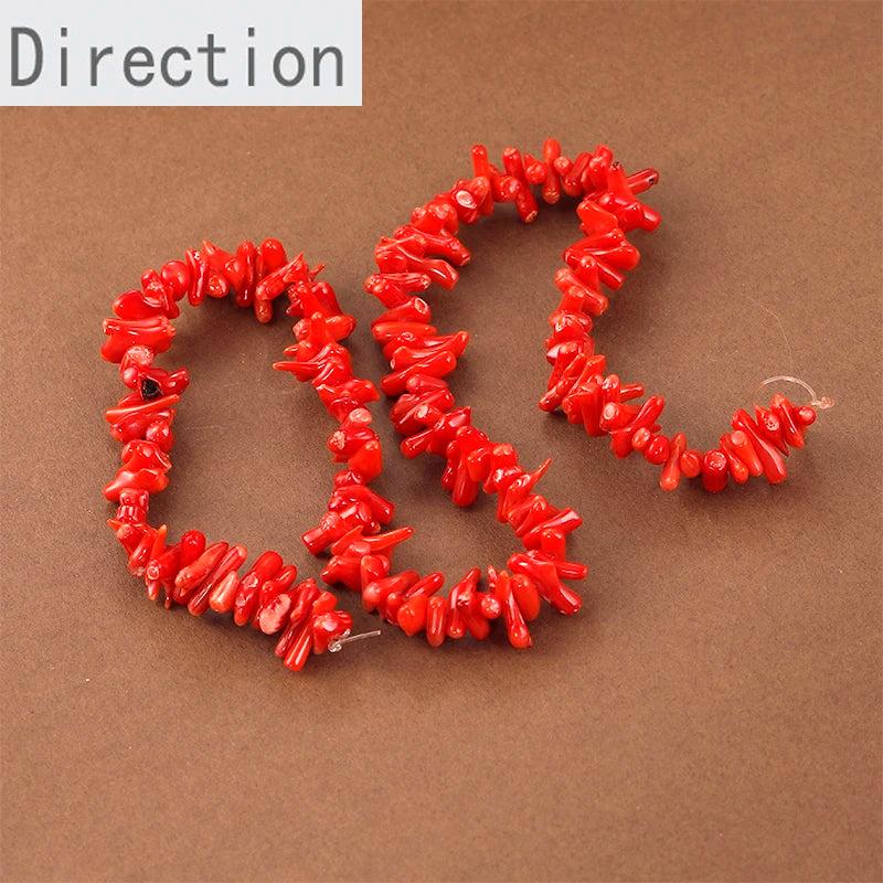 Irregular Twig Beaded Bracelet Necklace Ear Accessories