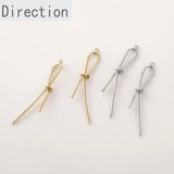 14k Long Knot Copper Plated Pendant DIY Accessories