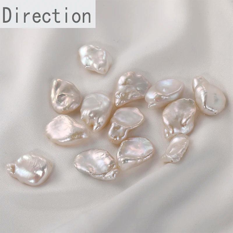 Baroque Shaped Water Drop Pearl for Diy Earrings Necklace Pendant