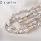 Baroque Shaped Water Drop Pearl for Diy Earrings Necklace Pendant
