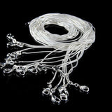 Silver Snake Bone Chain Choker Necklace for Her Women and Girls Punk Jewelry