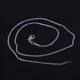 Silver Snake Bone Chain Choker Necklace for Her Women and Girls Punk Jewelry