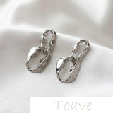 Gold Chain Stud Earrings DIY Material Accessories