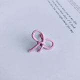 Summer Alloy Bow Hollow Earrings Stud Earrings