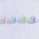 Summer Alloy Bow Hollow Earrings Stud Earrings