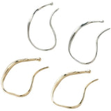 14K Gold-Clad Large Ear Clip Earring DIY Material