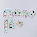 Geometric Acrylic Earrings Necklace Set