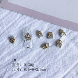 Zircon Flower Crown Nail Decorations DIY Jewelry Accessories