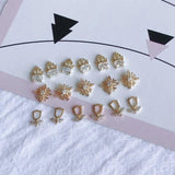 Zircon Flower Crown Nail Decorations DIY Jewelry Accessories