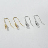 Copper Plated 18k Retro Lantern Shell Ear Hook Earring DIY Jewelry Material