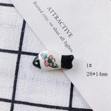 Colorful Ceramic Fish Pendant Necklace DIY Jewelry Material