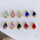 Copper Plated Glass Hook Earrings