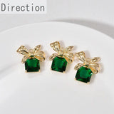 Copper Plated 14k Real Preservation Christmas Series Bow Pendant