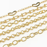 1M Copper Link Chain for Jewelry Making DIY Bracelets Necklaces