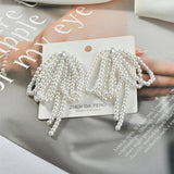 Retro Pearl Tassel Pendant DIY Earrings Hairpin Accessories