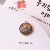 DIY Starry Sky Earrings Necklace Pendant Jewelry Accessories
