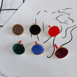 Alloy Oil Drop Earrings Jewelry Accessories Material