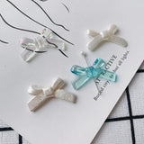 DIY Acrylic Resin Bow Earrings Accessories