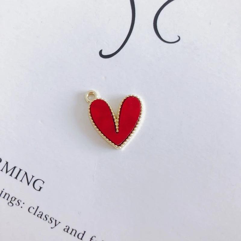 Shell Love Pendant Necklace Bracelet Set