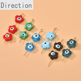 Sweet Flower Eyes Demon Eyes Bracelet Necklace Jewelry DIY