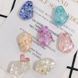 Resin Cracked Shell Earrings Accessory Set