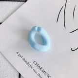 Frosted Oval Opening Phone Case Jewelry Accessories
