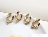 4pcs Alloy Stud Earrings DIY Accessories
