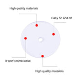 Earring Backs Pads Clear Disc Heavy Safety Stopper Support Pad