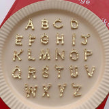 Copper Plated Letter Pendant for DIY Jewelry - 4pcs