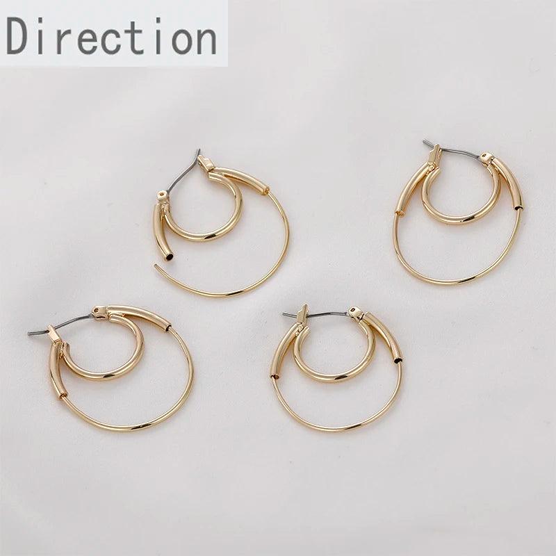 Double-circle Two-layer Beaded Earrings Kit