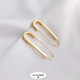 Color-Preserving Copper Plated Zircon Pin Accessories DIY Hand-Made Paper Clip