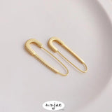 Color-Preserving Copper Plated Zircon Pin Accessories DIY Hand-Made Paper Clip