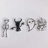 Acrylic Haunted House Ghost Patch Earring Pendant Material