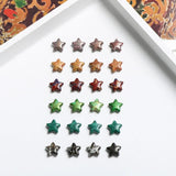 Graffiti Mini Star Acrylic Beads DIY Earring Materials