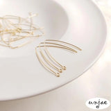 14K Light Copper-Clad V Ear Hook DIY Earrings Accessories