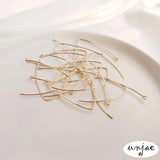 14K Light Copper-Clad V Ear Hook DIY Earrings Accessories